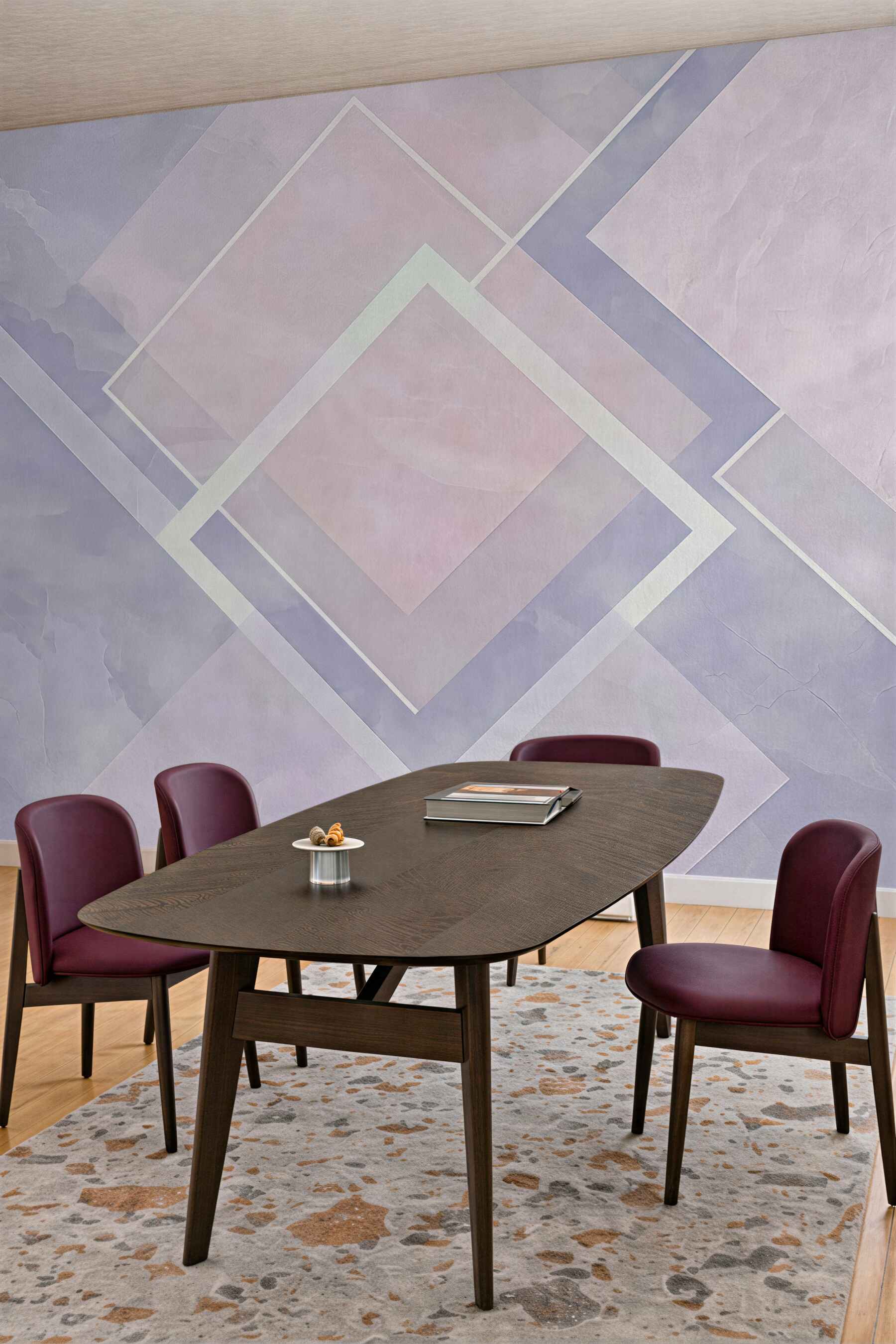 Fototapeta pastelowa geometryczna harmonia
