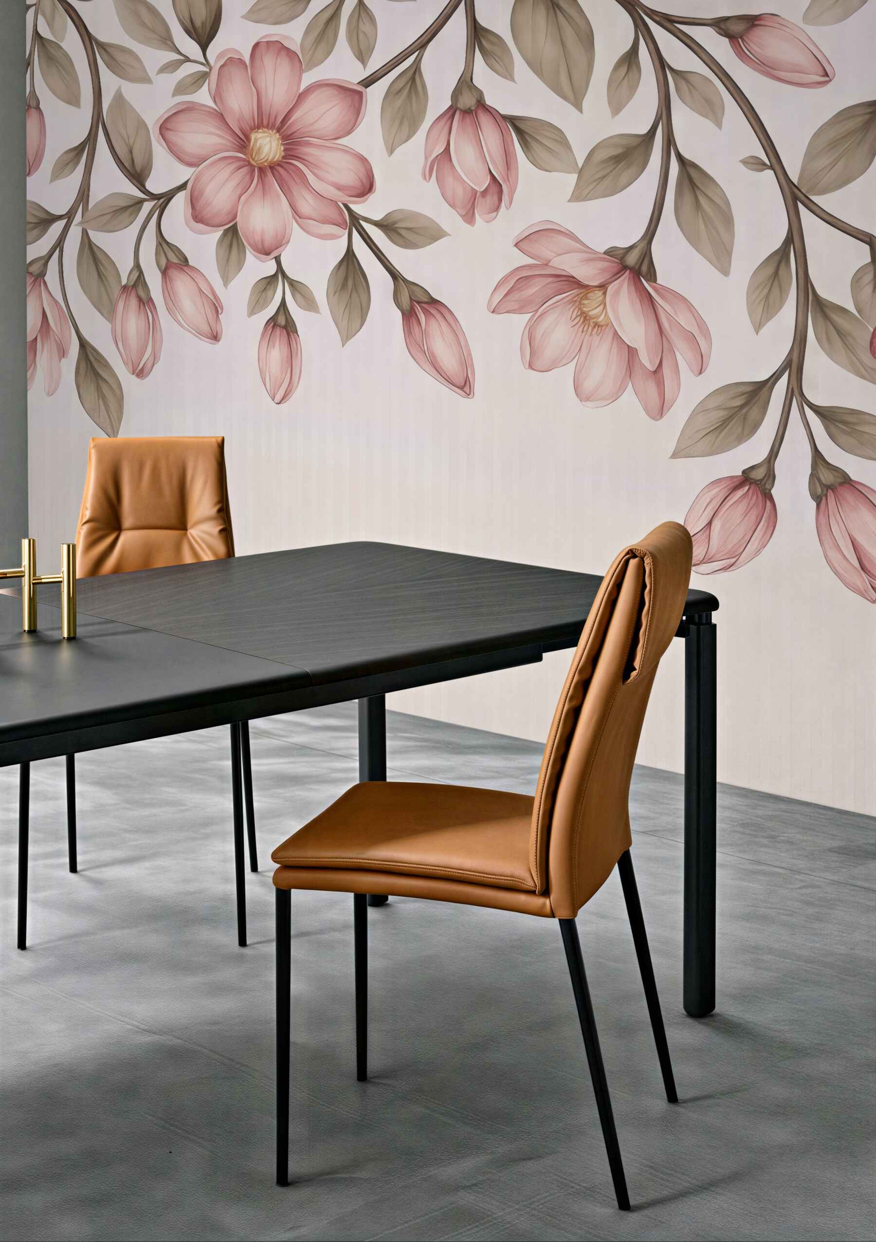 Fototapeta zwisające magnolie w pastelowym wdzięku