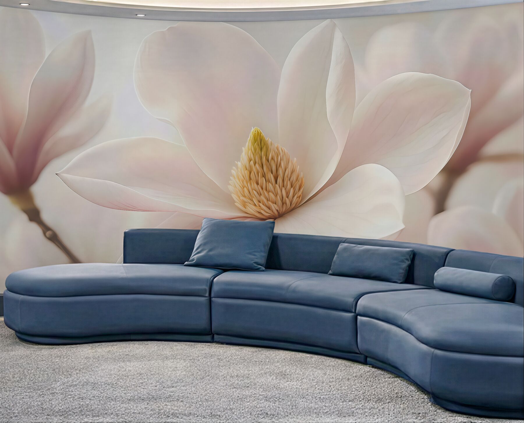 Fototapeta subtelna magnolia w pastelowym świetle
