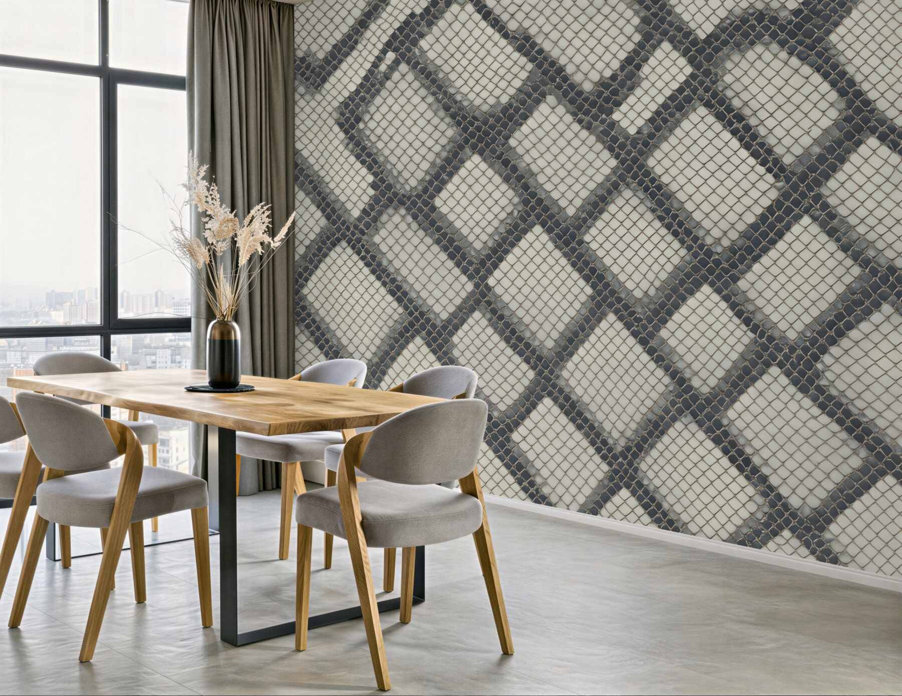 Fototapeta geometryczna siatka w stylu wężowej skóry