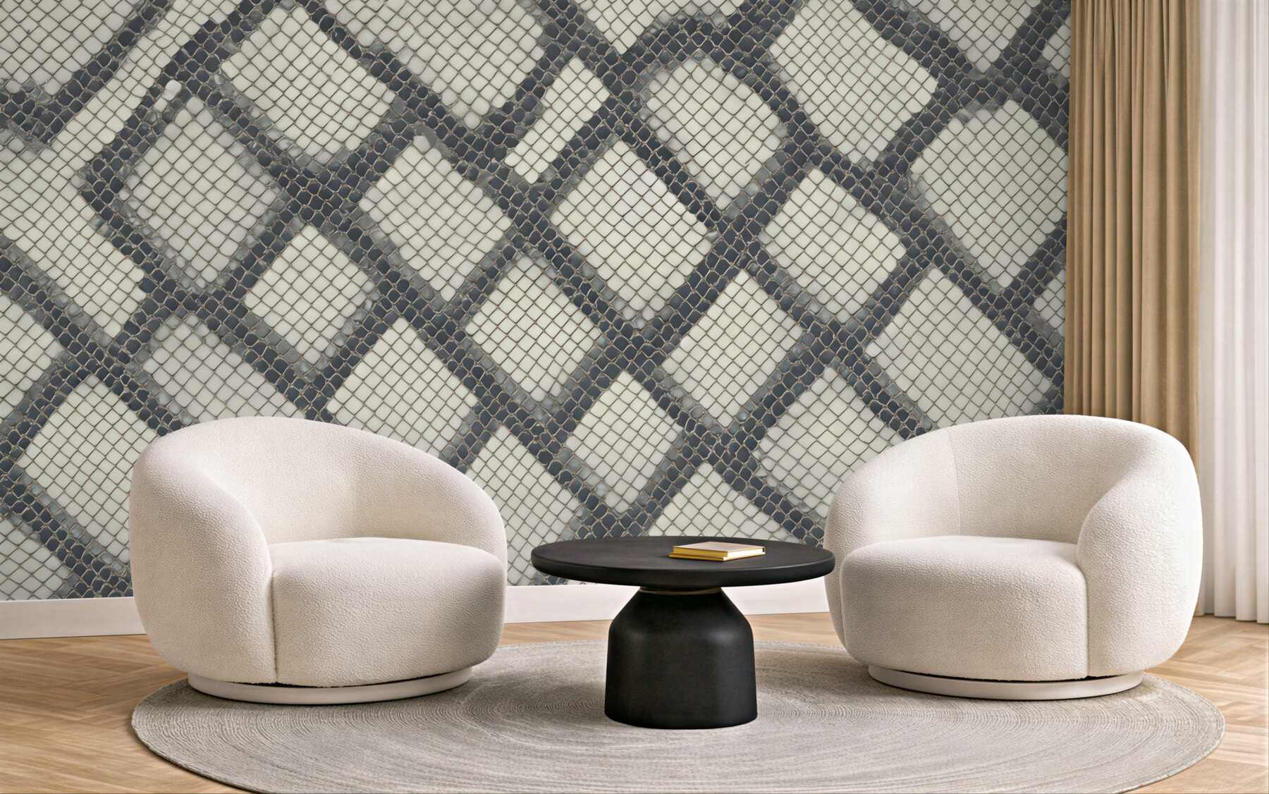 Fototapeta geometryczna siatka w stylu wężowej skóry