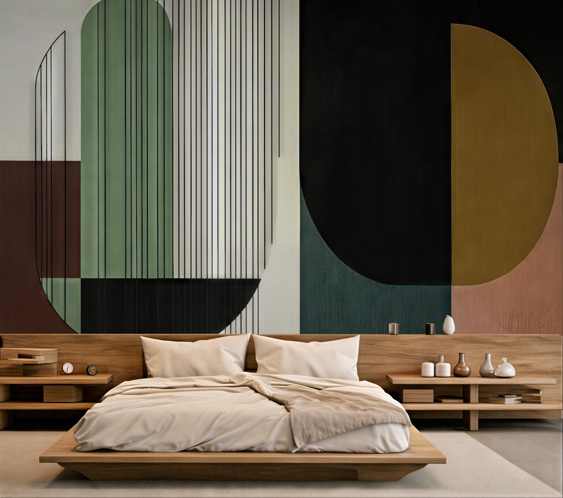 Fototapeta geometryczna elegancja w nowoczesnych barwach