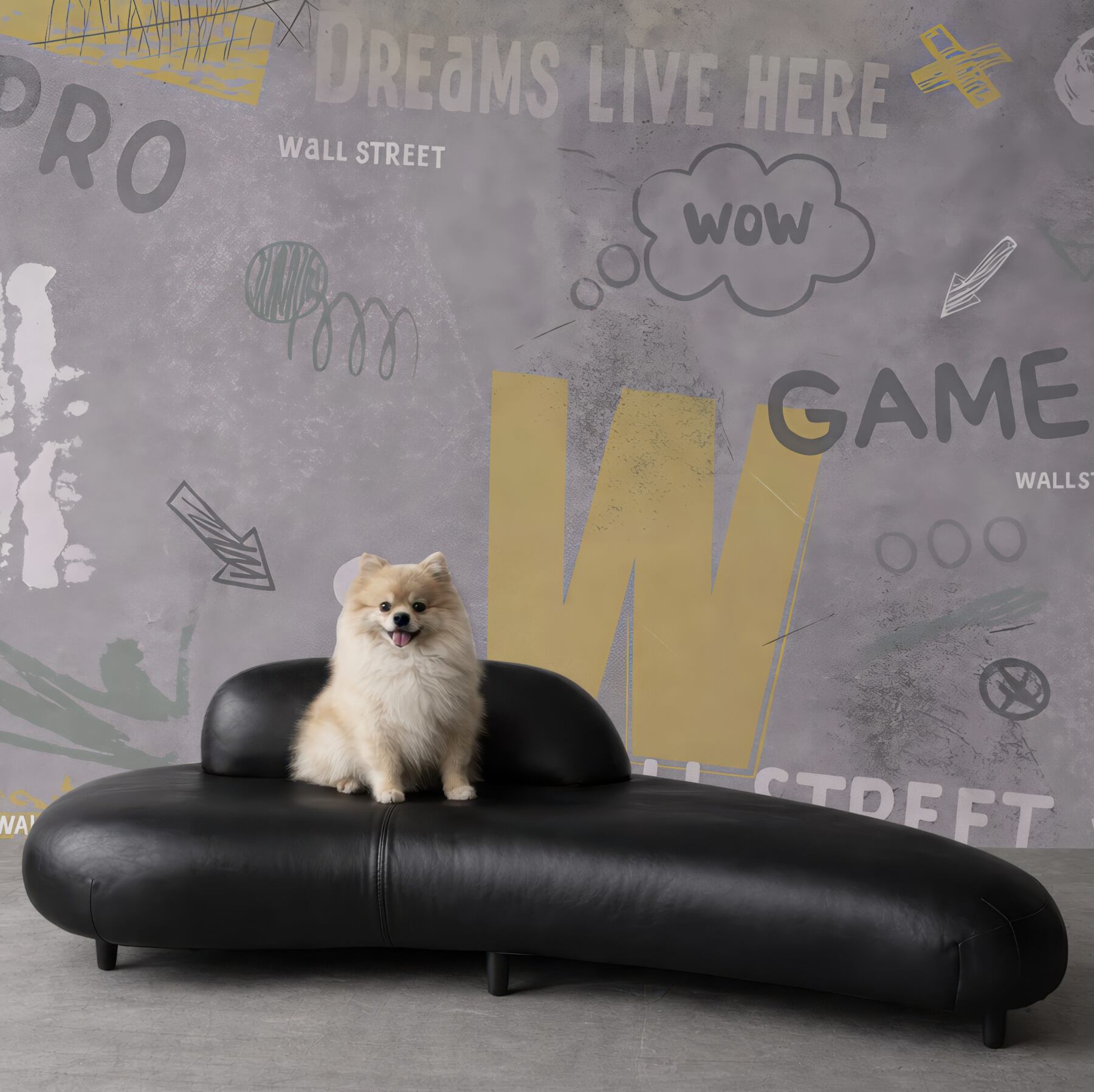 Fototapeta młodzieżowy napis game w stylu streetwear