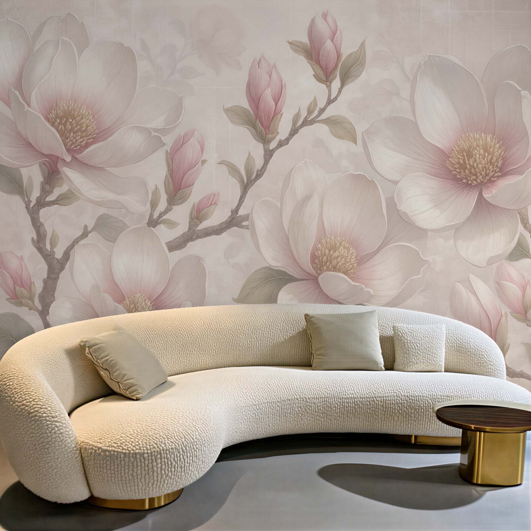 Fototapeta delikatne magnolie w pastelowym blasku