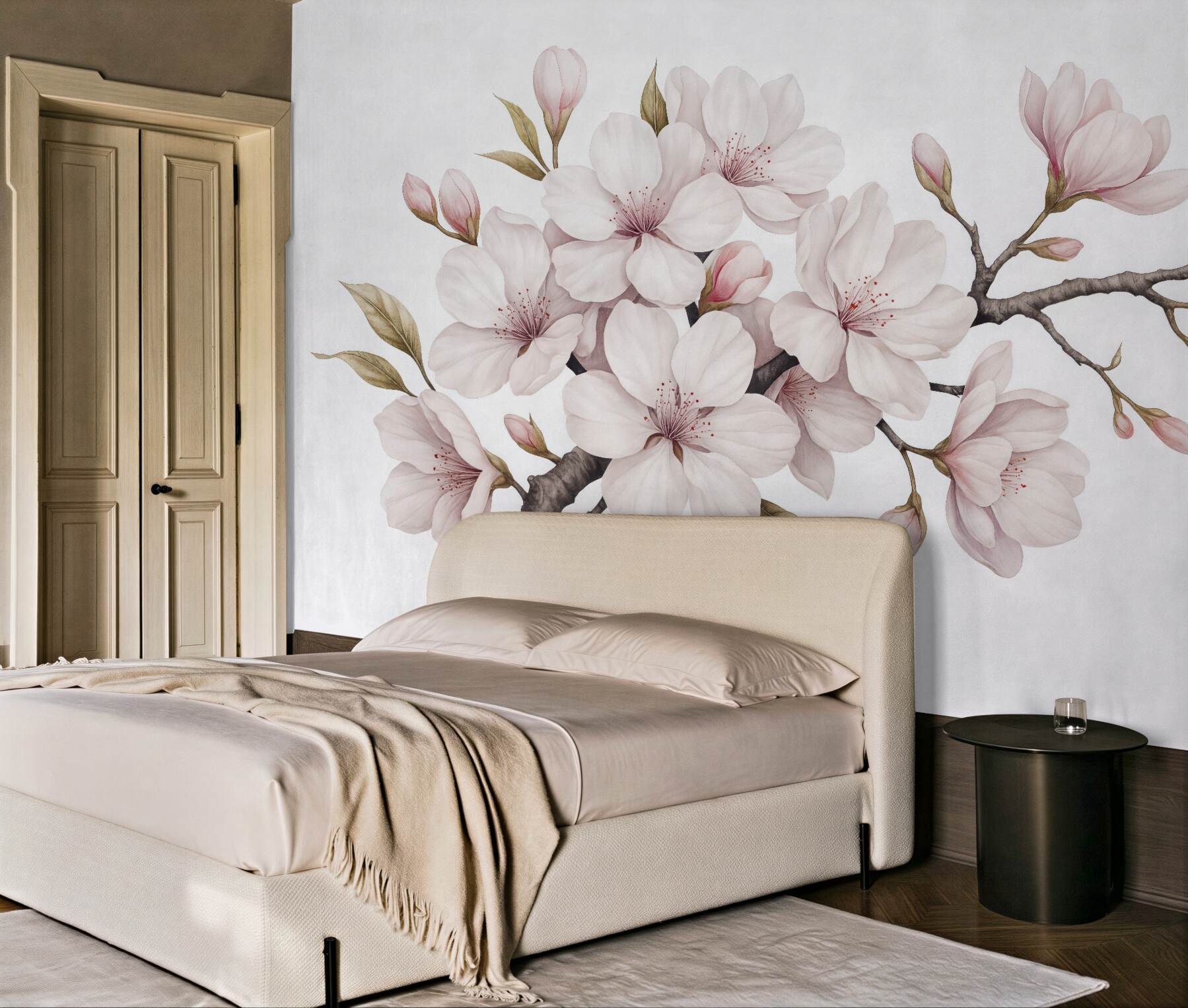 Fototapeta delikatna gałąź kwitnącej magnolii