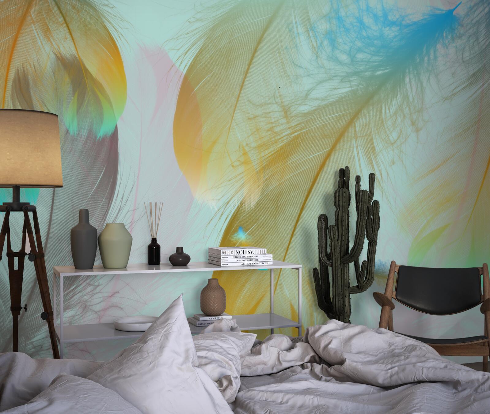 Fototapet zbor pene moi