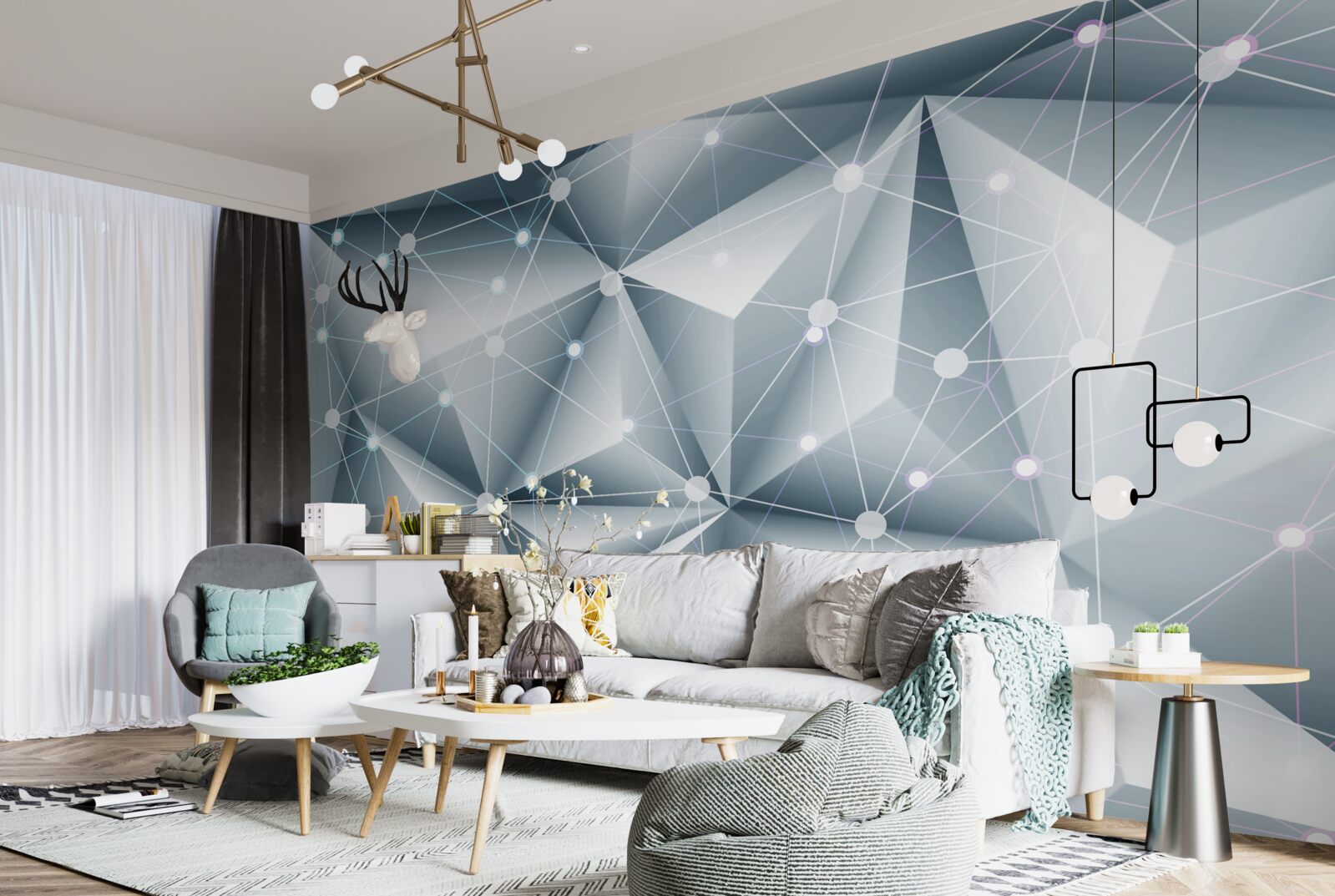 Fototapet simboluri ale zodiacului spațiului ceresc