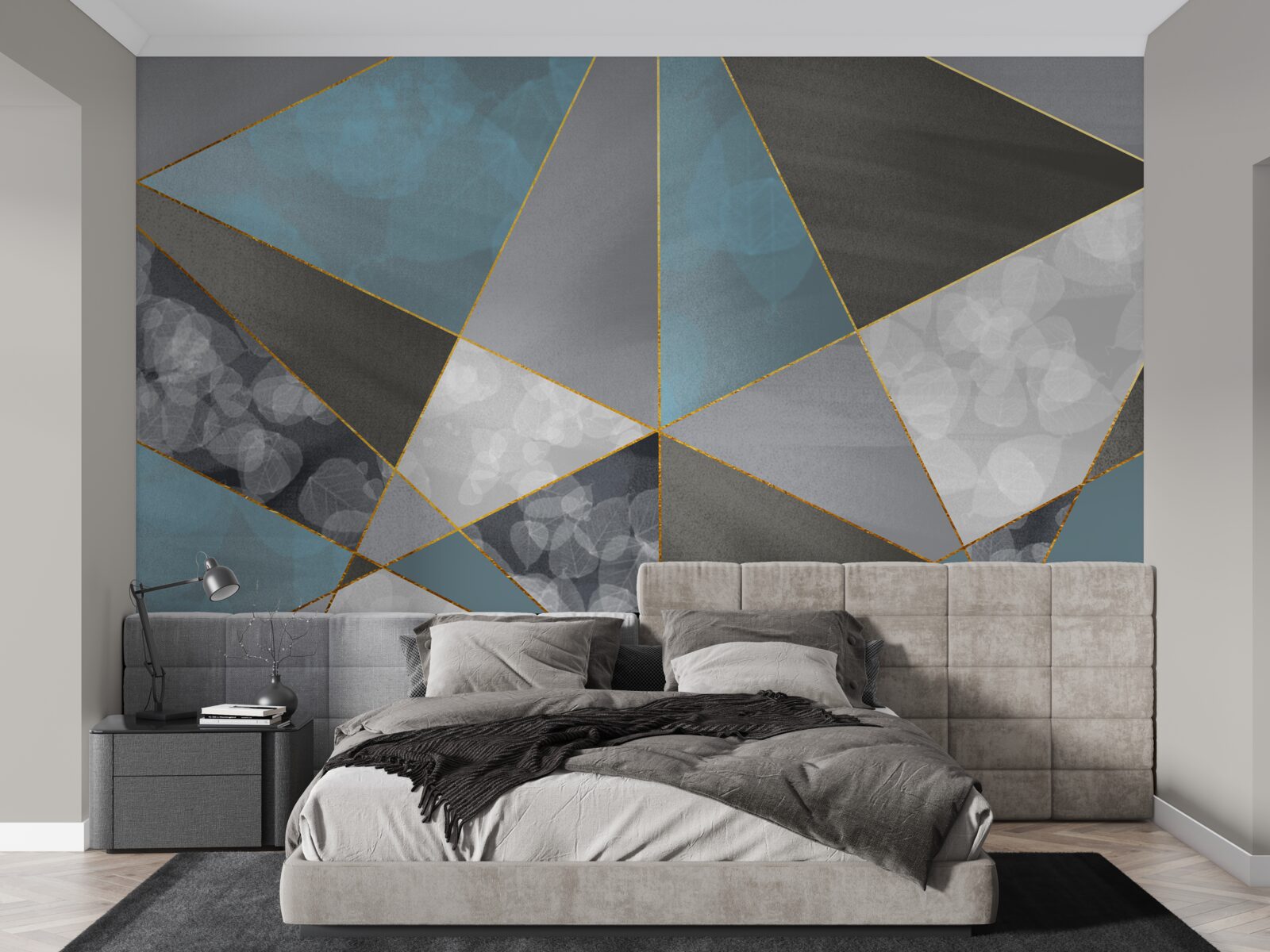 Fototapet fundal unic cu motive geometrice