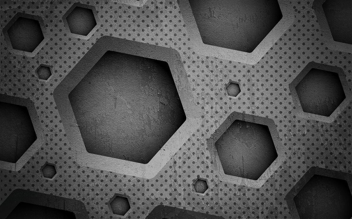 Fototapet barieră hexagonală abstractă