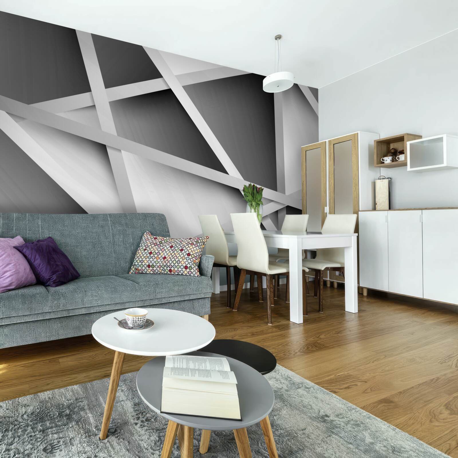 Fototapet ceață gri ambiguă