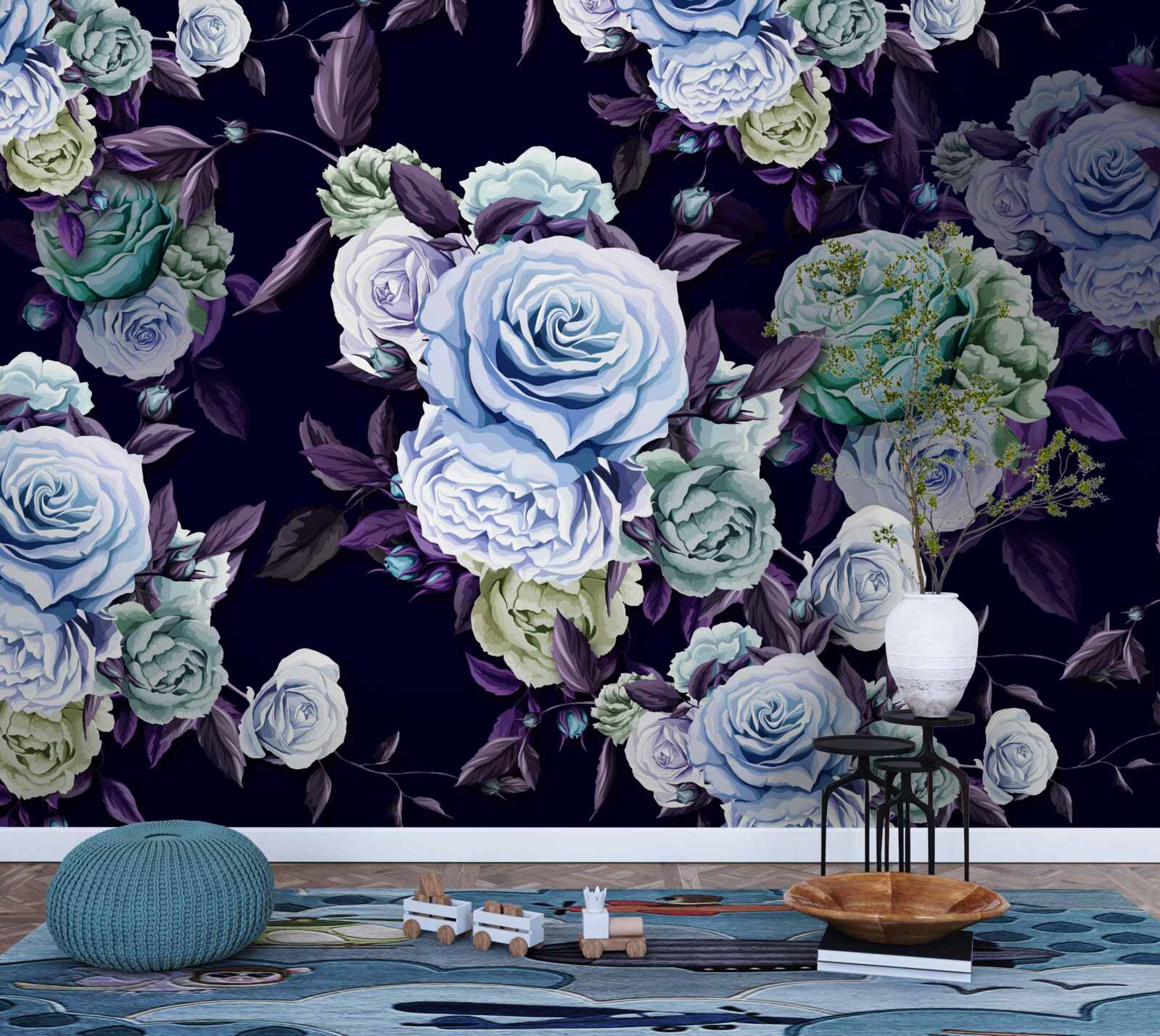 Fototapet trandafiri ai cerului