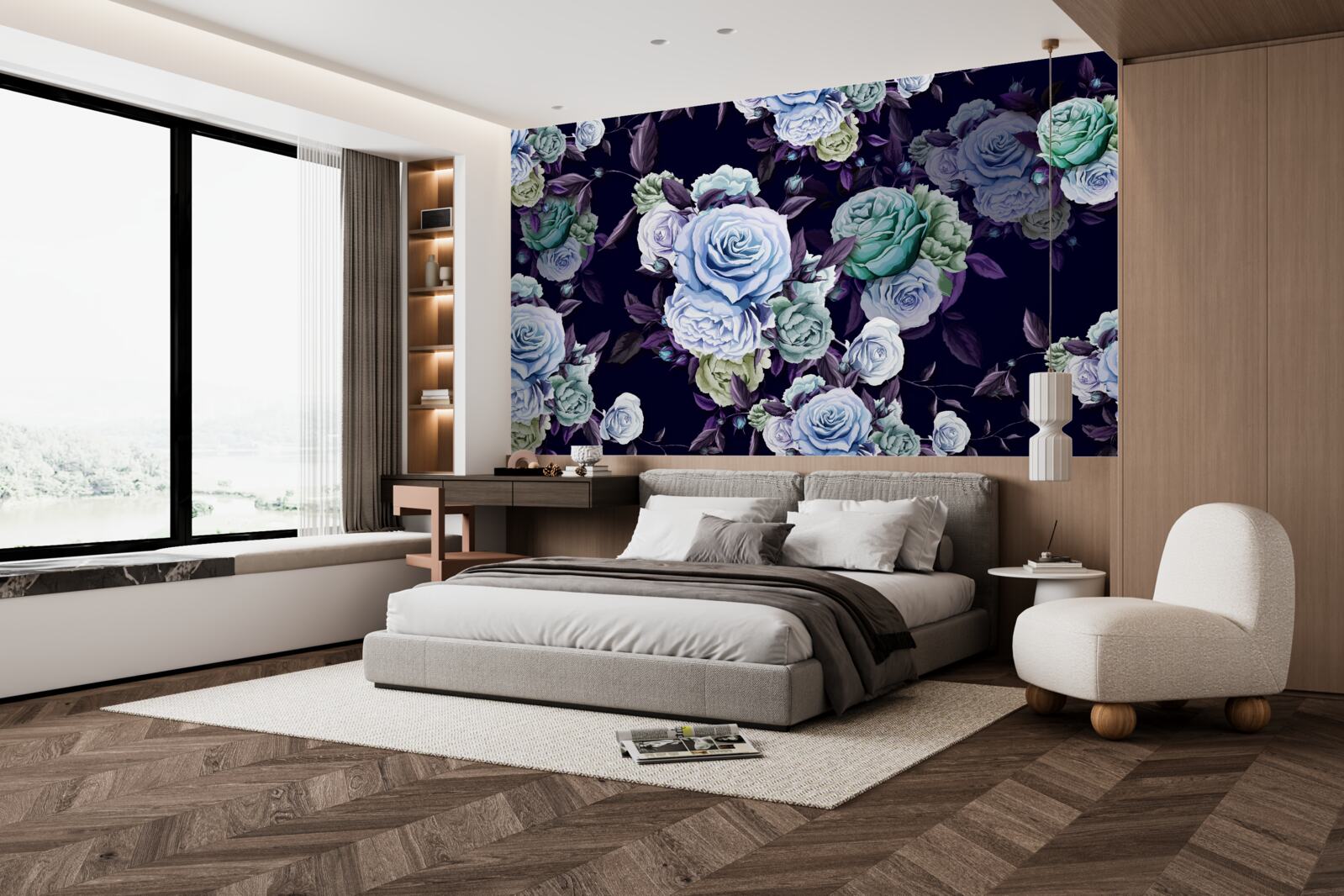 Fototapet trandafiri ai cerului