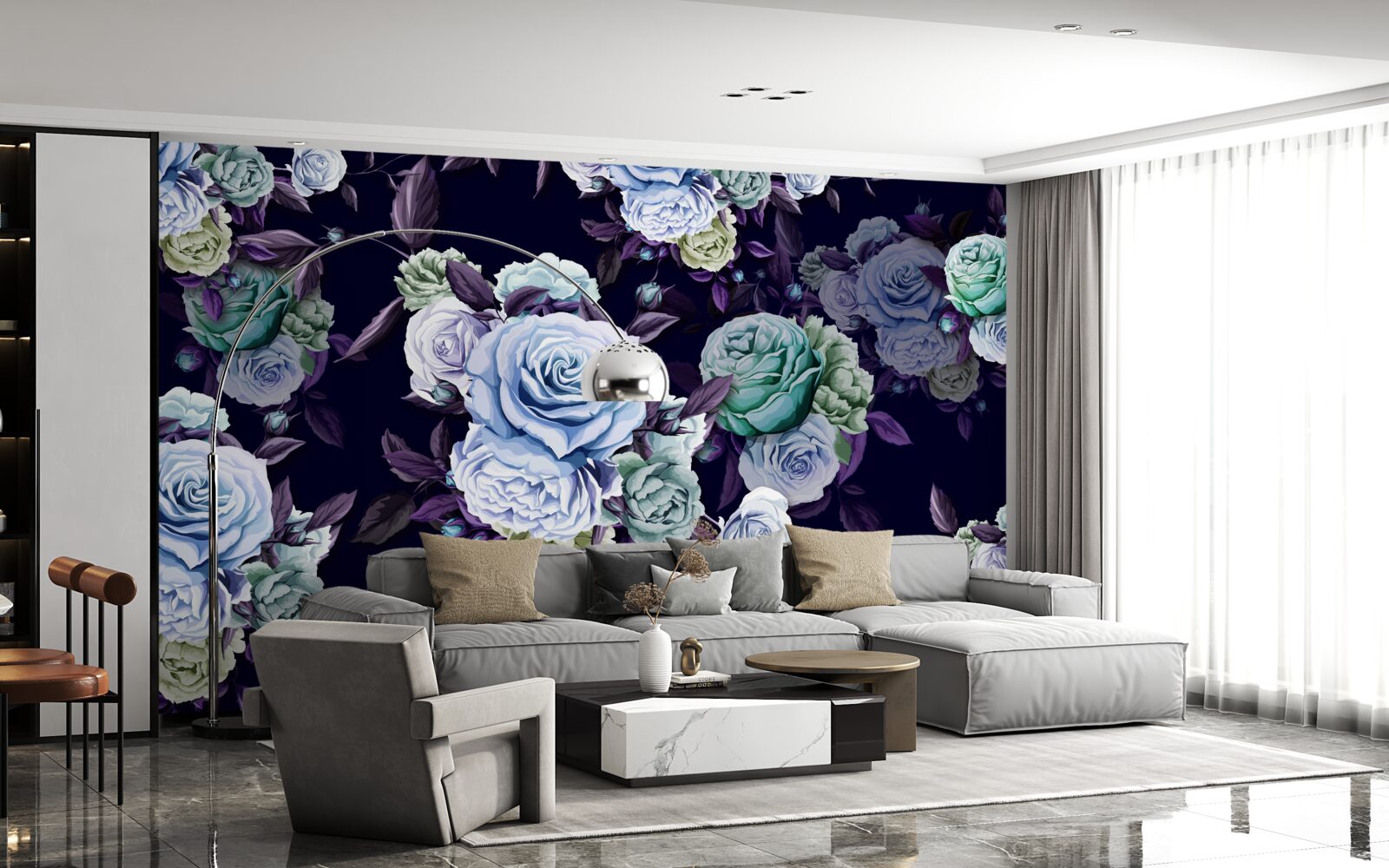 Fototapet trandafiri ai cerului