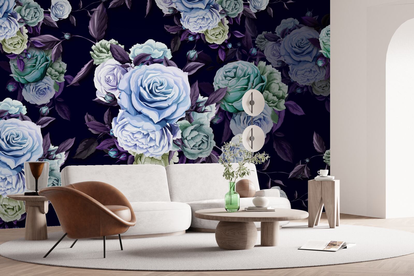 Fototapet trandafiri ai cerului