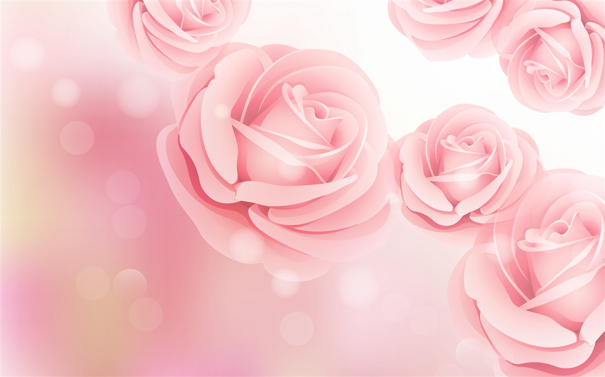 Fototapet flori moi de trandafir într-o nuanță de roz