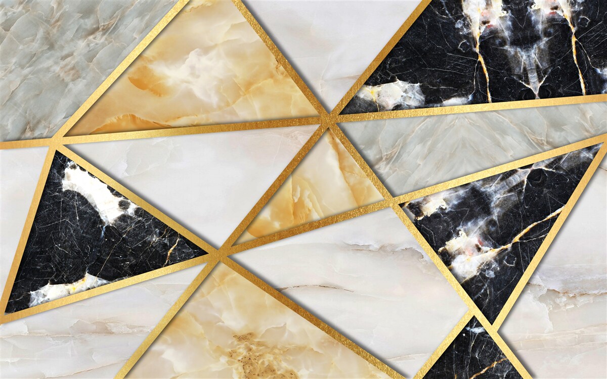 Fototapet fundal de marmură cu model geometric