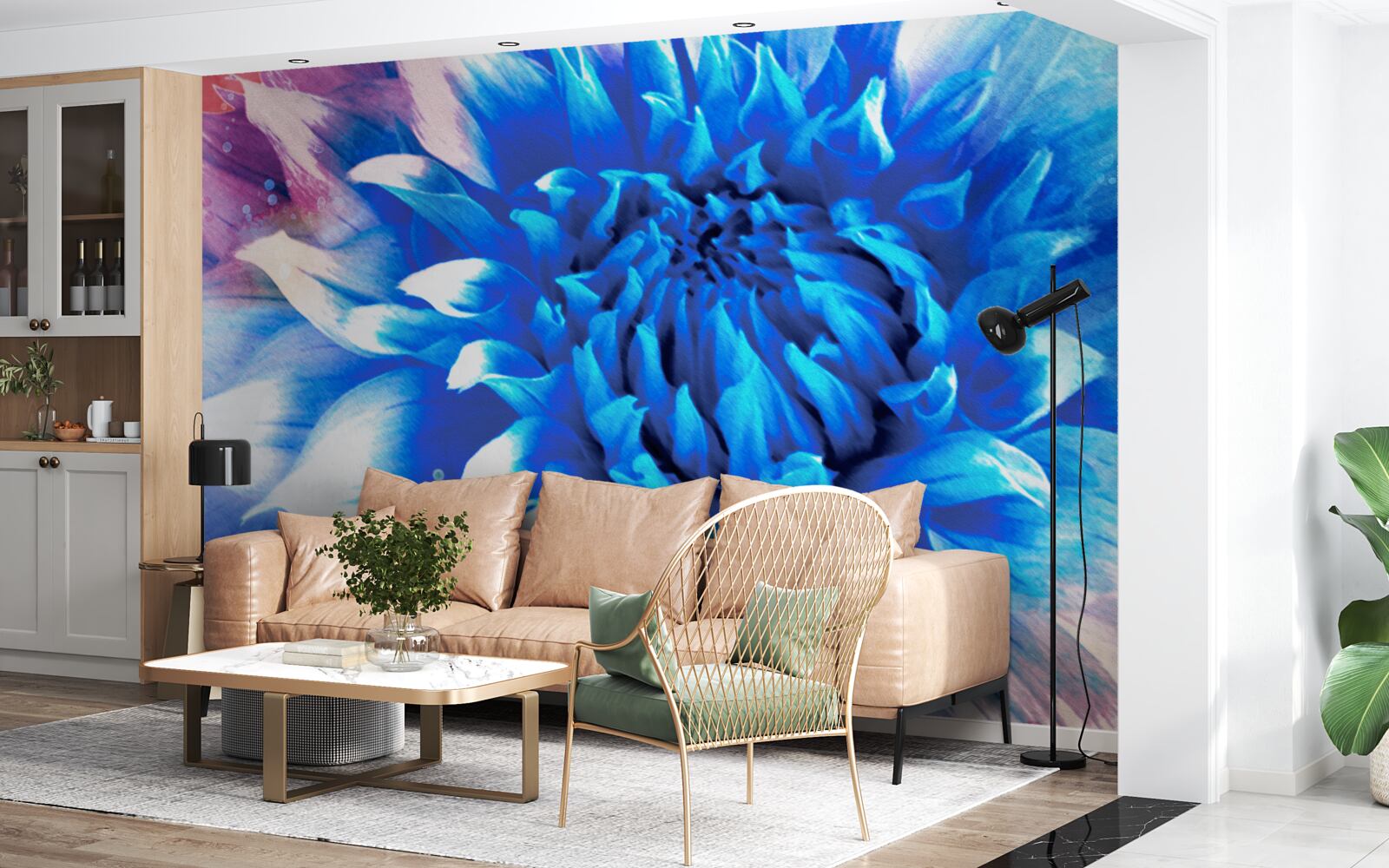 Fototapet albastru ca azurul aster