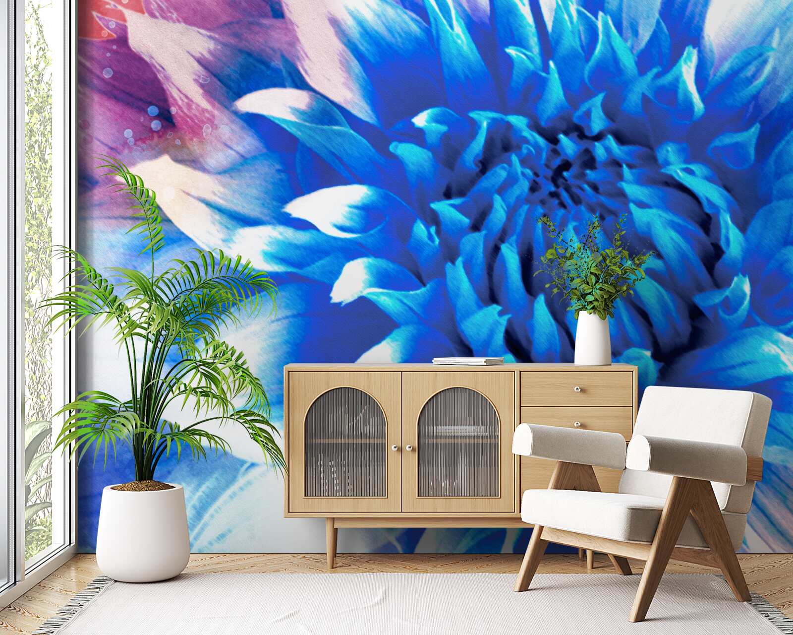 Fototapet albastru ca azurul aster