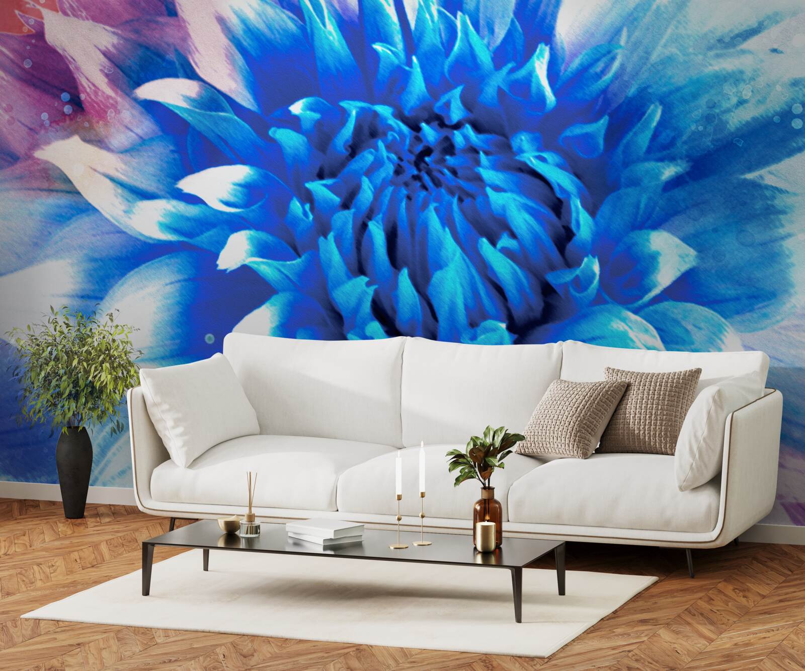 Fototapet albastru ca azurul aster