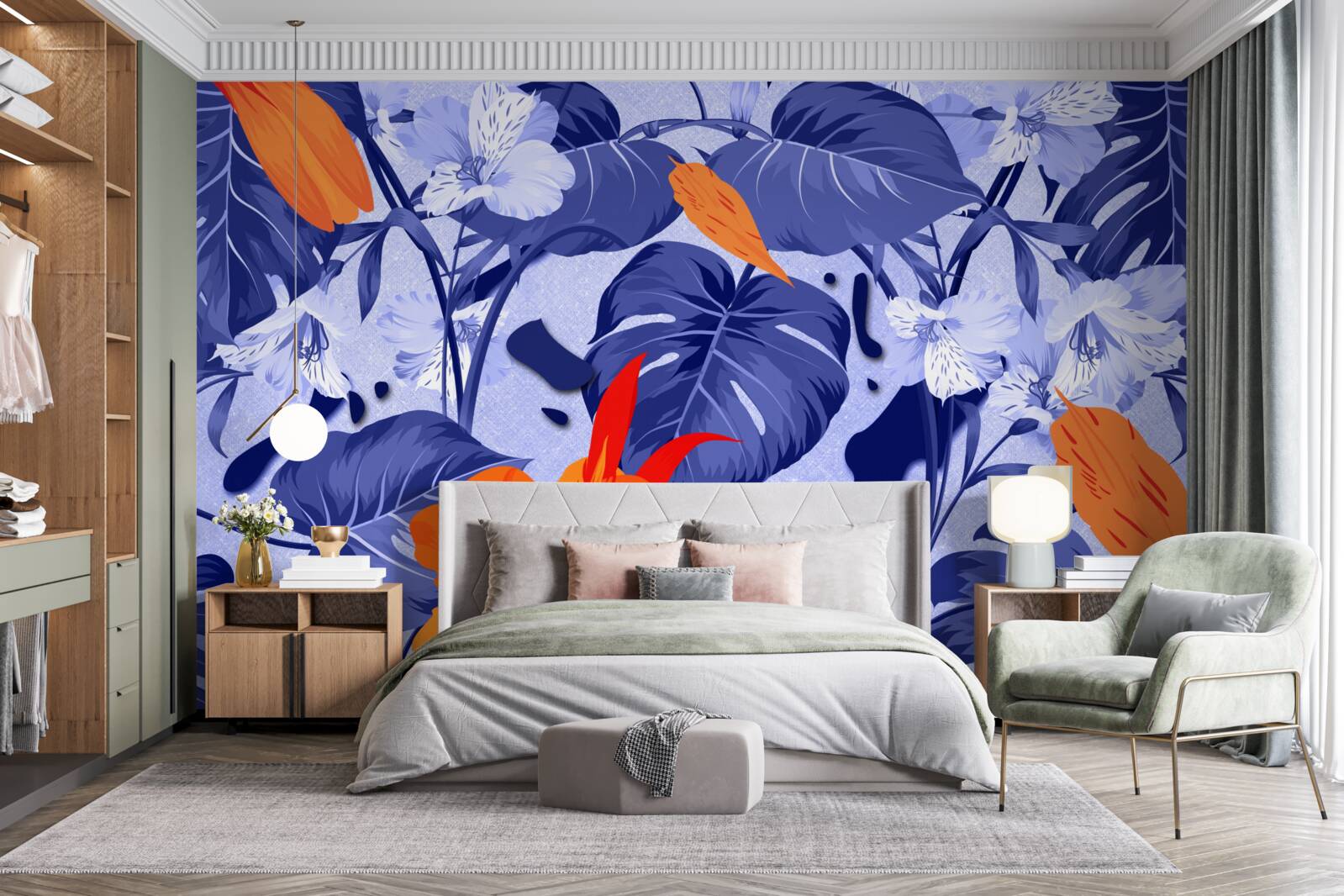 Fototapet crin piersică tropicală