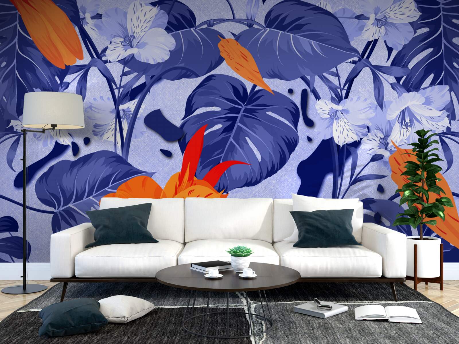 Fototapet crin piersică tropicală