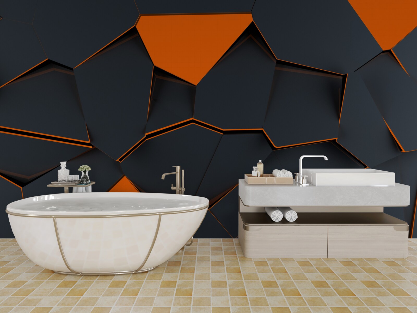 Fototapet fundal abstract creat de designer