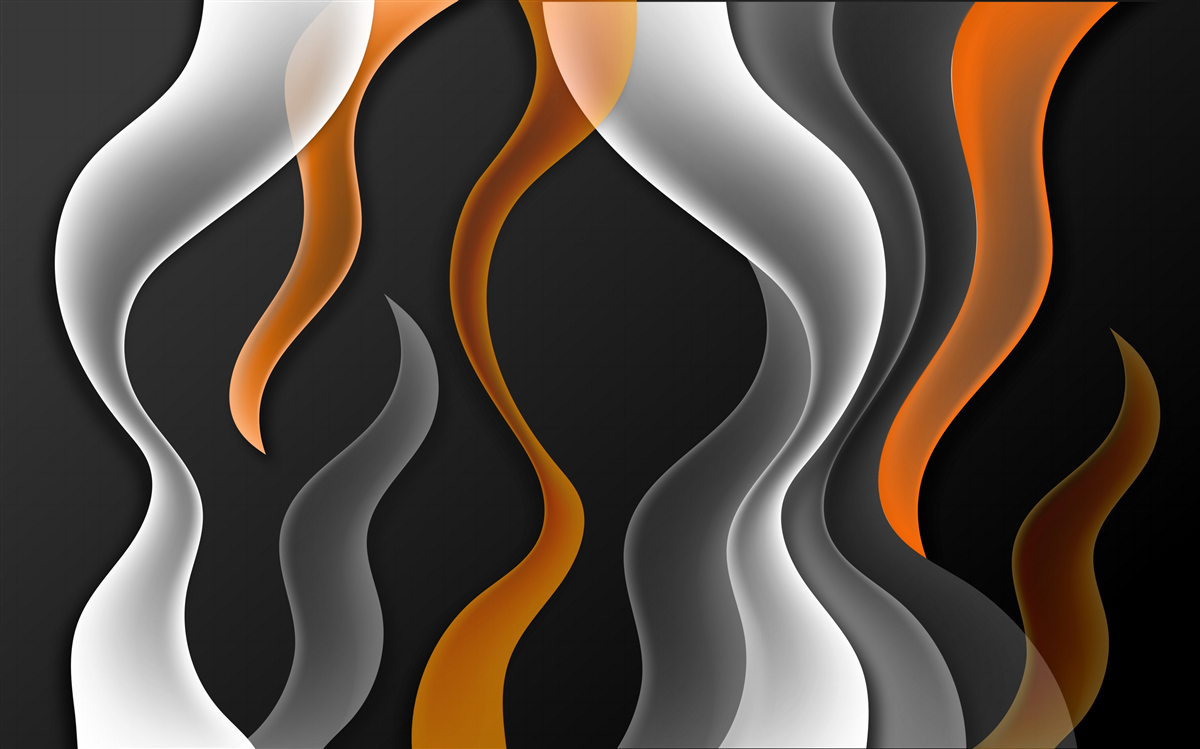 Fototapet valuri de tonuri gri și maro