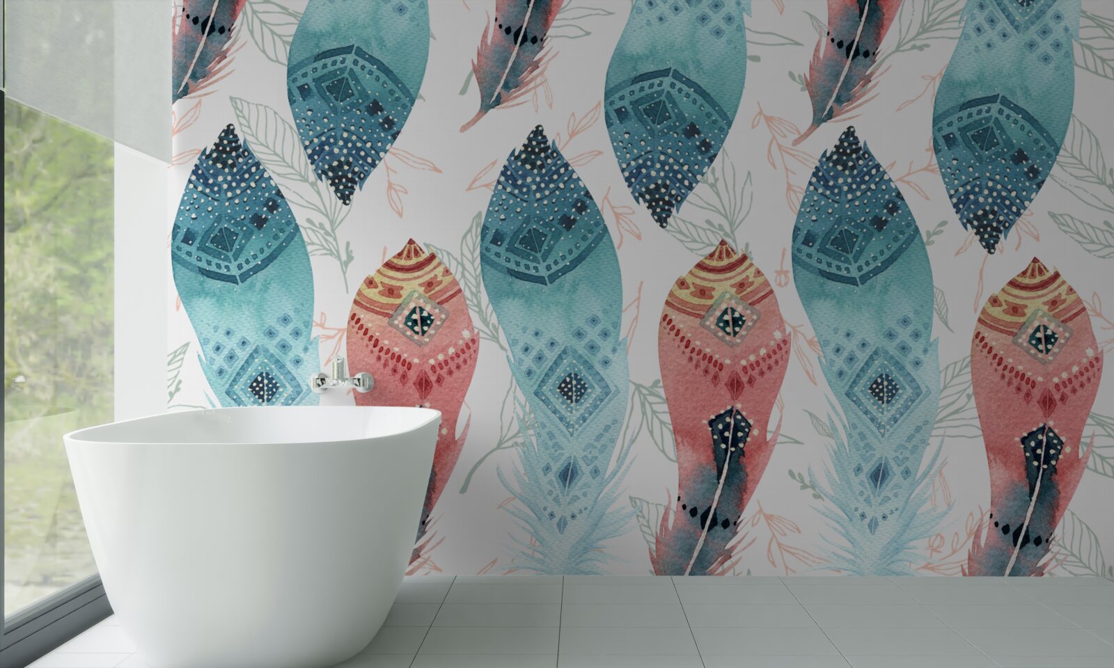 Fototapet creion de acuarelă la baza fundalului