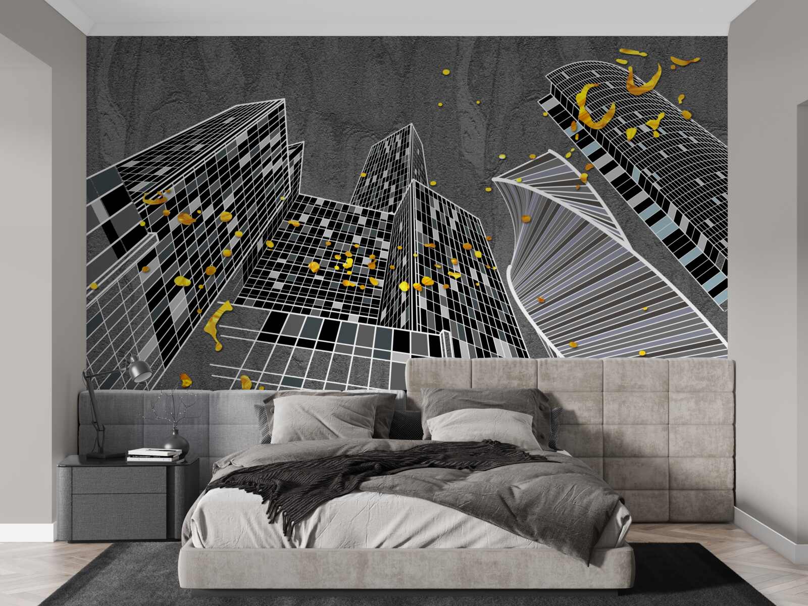 Fototapet arhitectură urbană în stil geometric