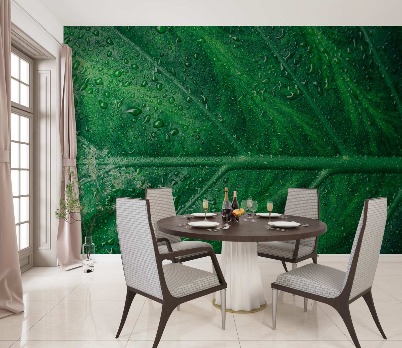 Fototapet Structura fascinantă a foii