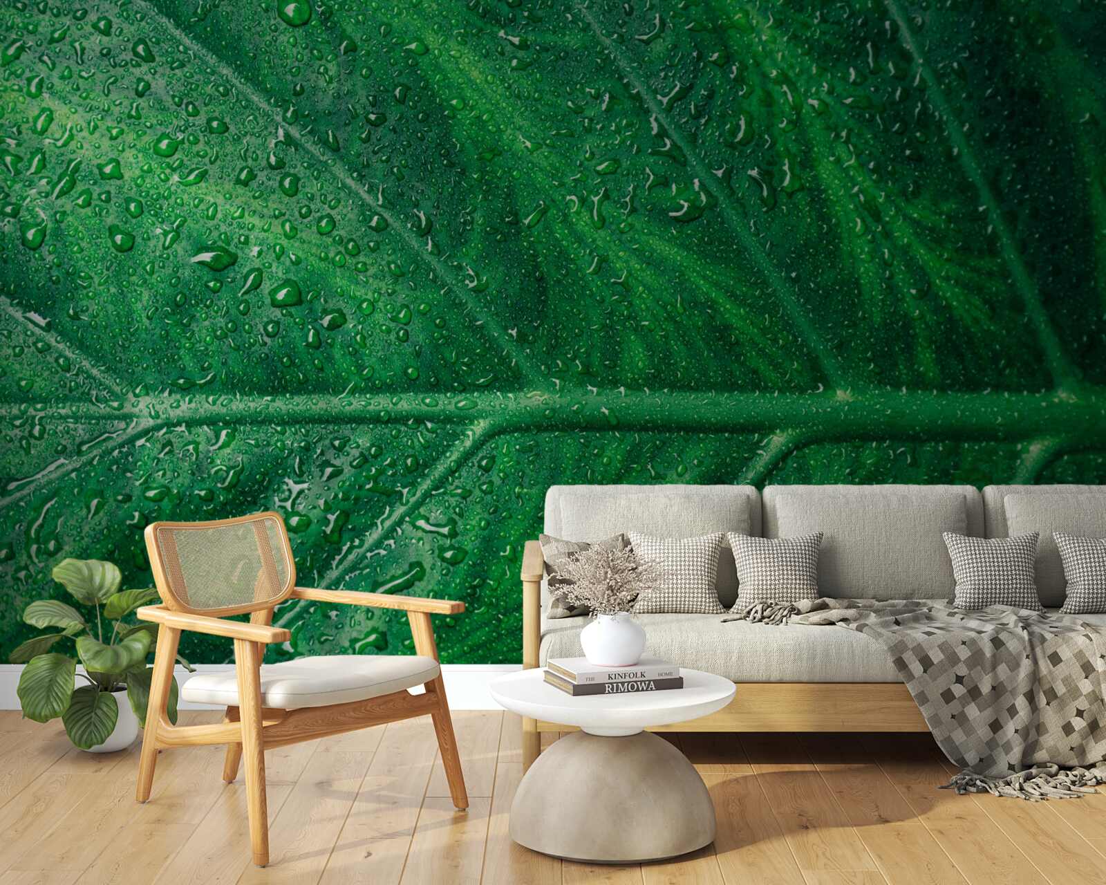 Fototapet Structura fascinantă a foii