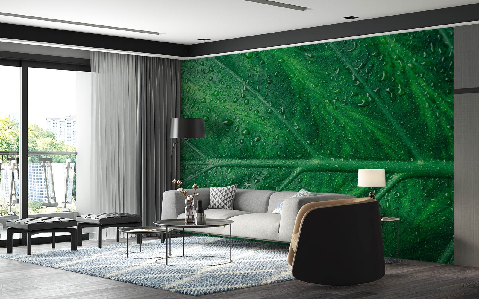 Fototapet Structura fascinantă a foii