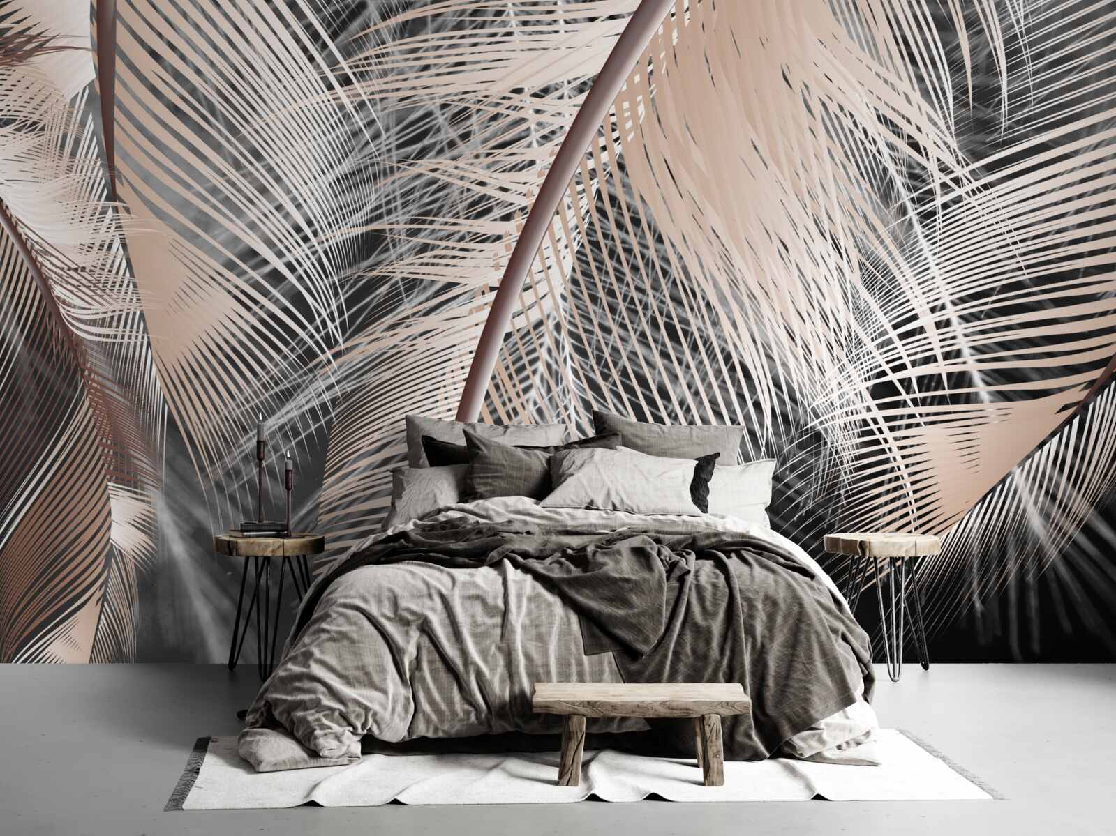 Fototapet imagine detaliată a penei