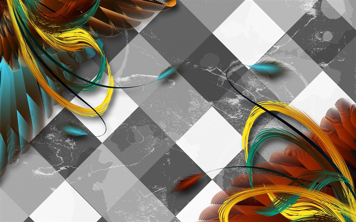 Fototapet ca păsările paradisului