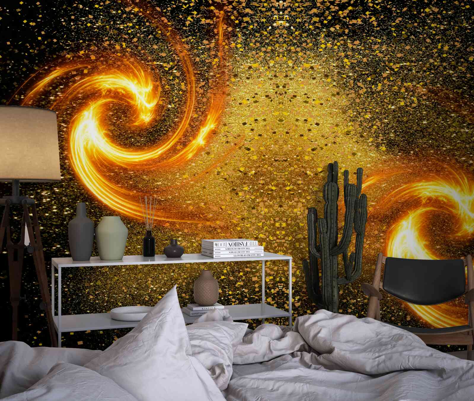 Fototapet milioane de lumini astrale și mai multe galaxii