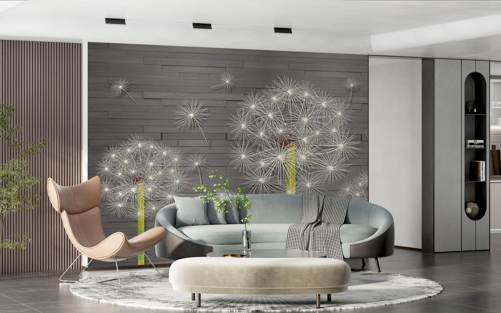 Fototapet păpădii de vară