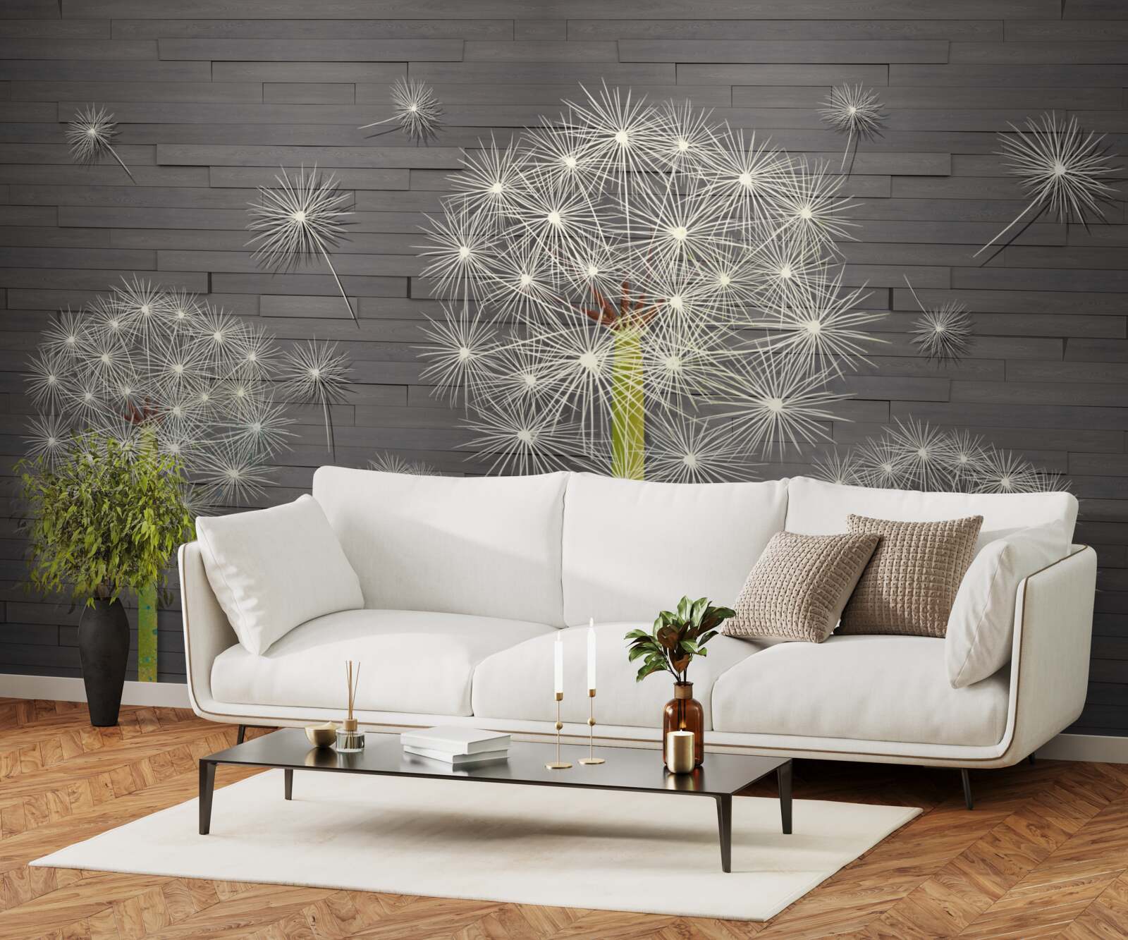 Fototapet păpădii de vară