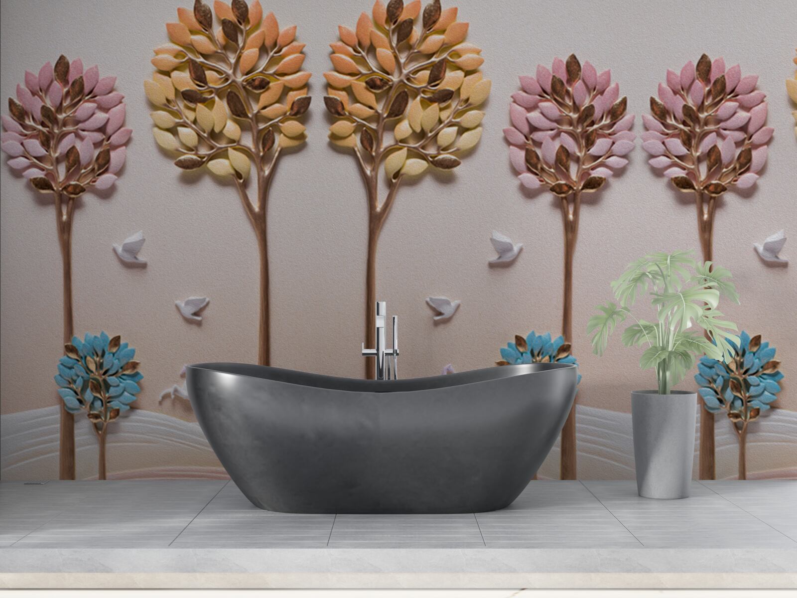 Fototapet palmieri și tropice de coastă