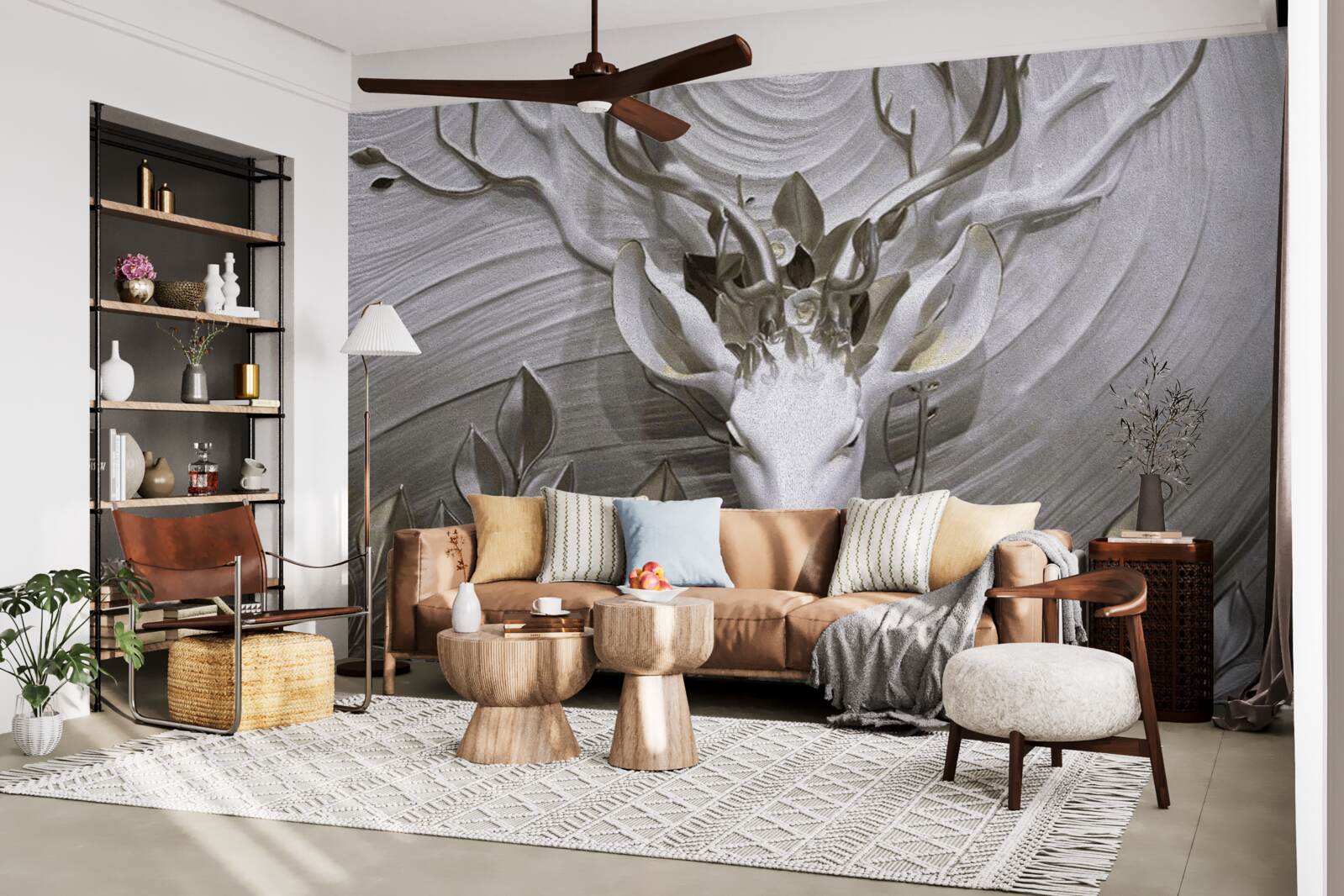 Fototapet cerb maiestuos cu coarne uimitoare