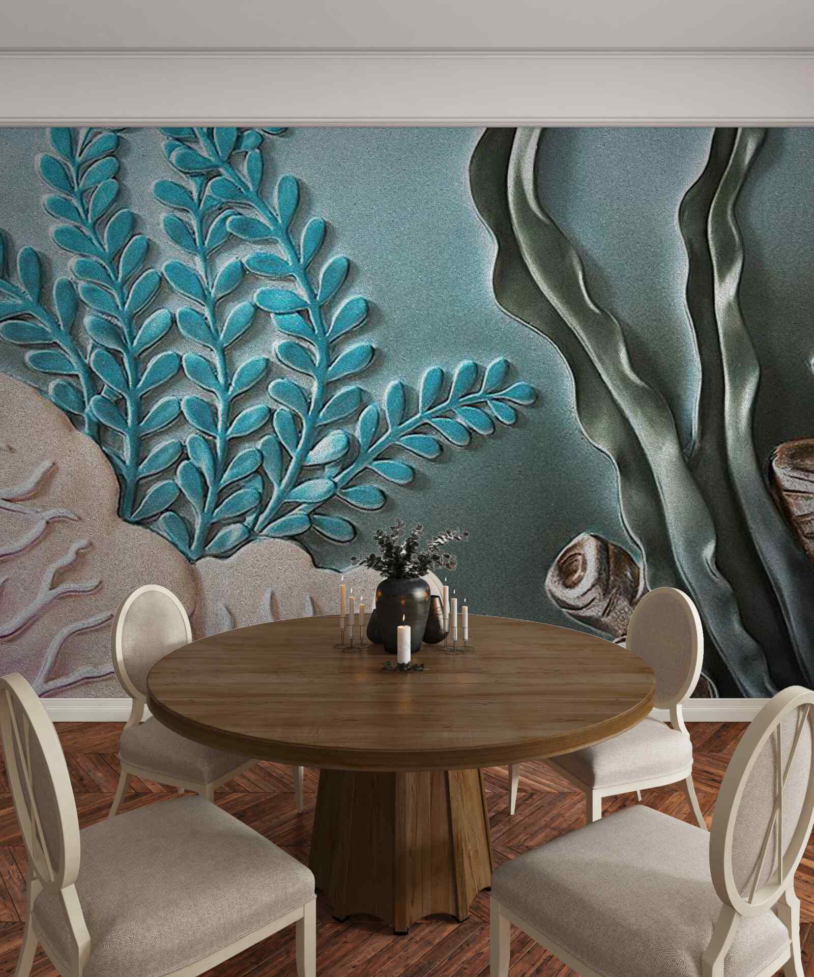 Fototapet plante acvatice și alge marine