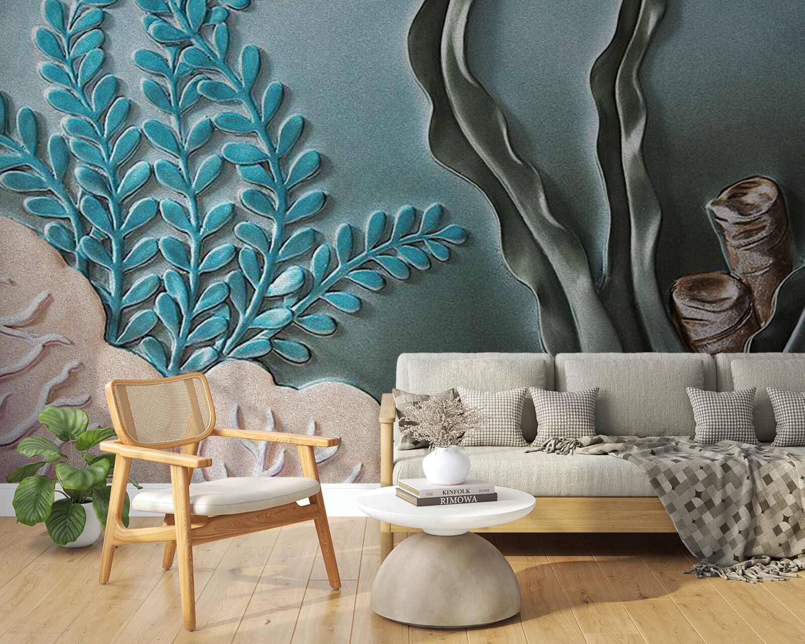 Fototapet plante acvatice și alge marine