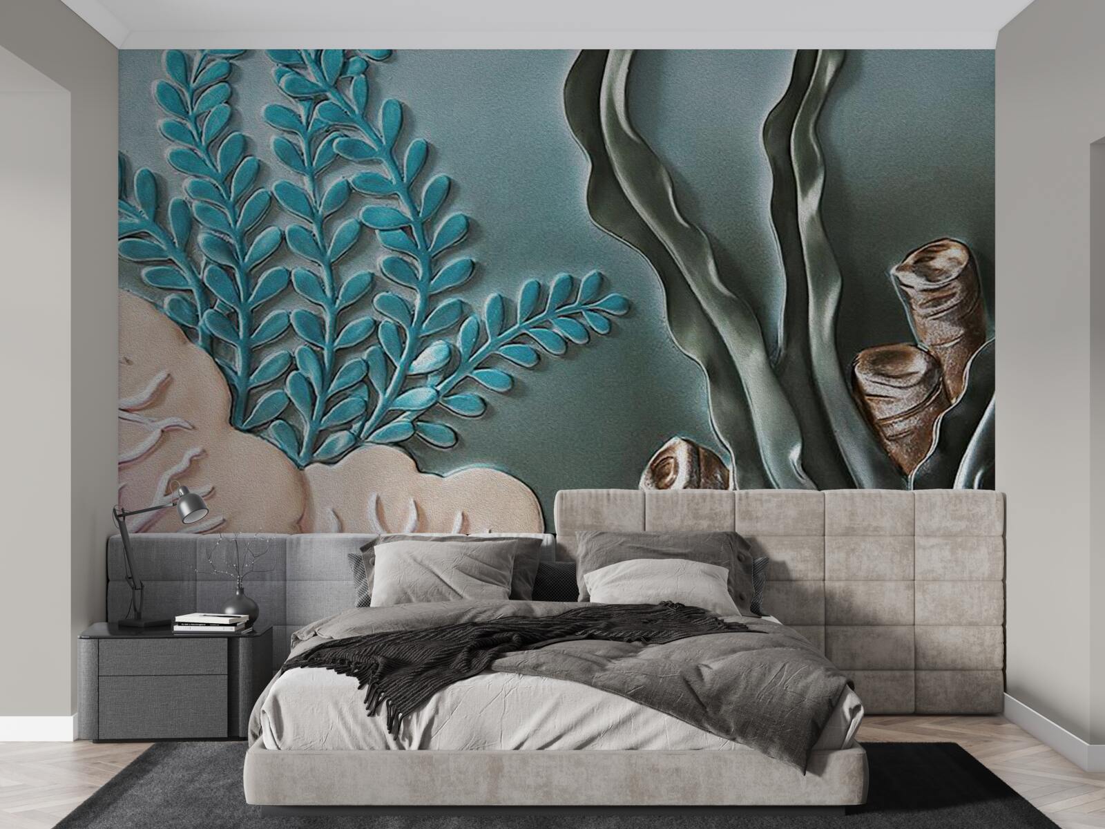 Fototapet plante acvatice și alge marine