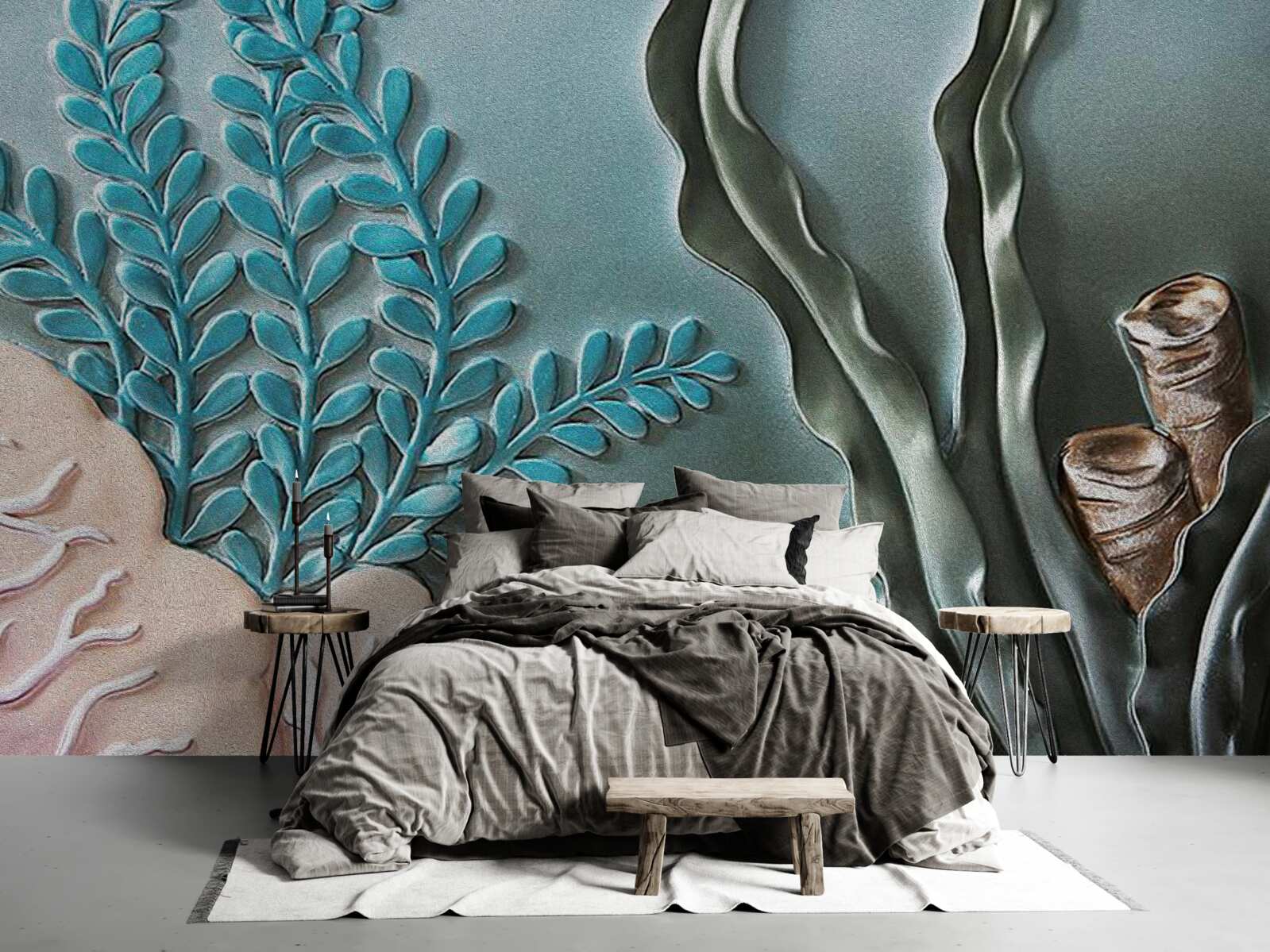 Fototapet plante acvatice și alge marine