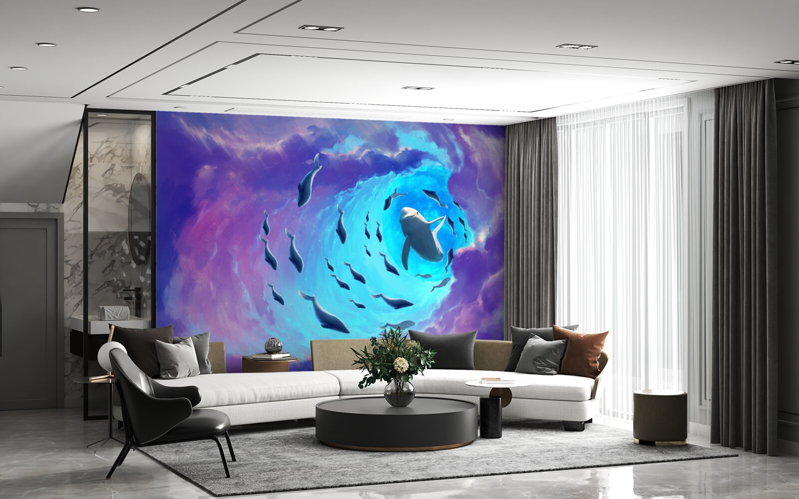 Fototapet ciclul apei