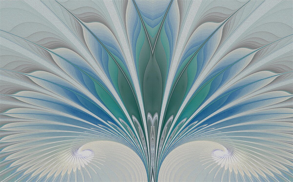 Fototapet penele albastre creează o abstracție