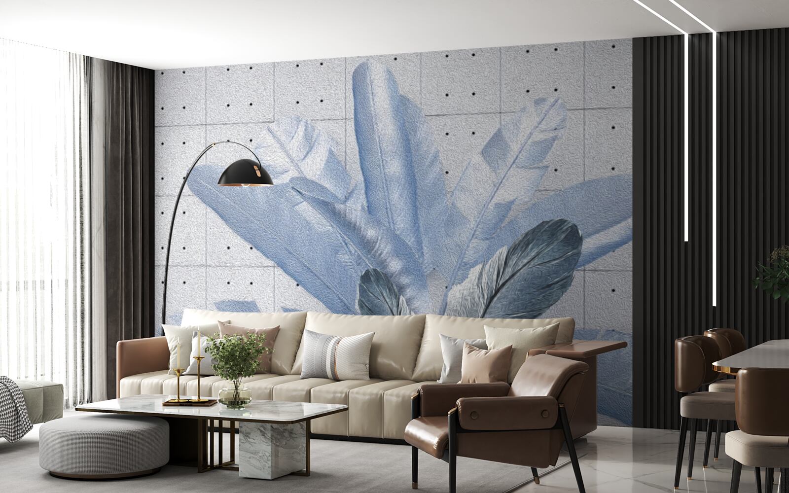 Fototapet forme de pene diferite