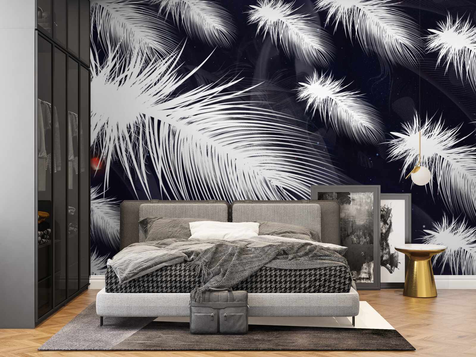 Fototapet penele sunt albe, moi și pufoase