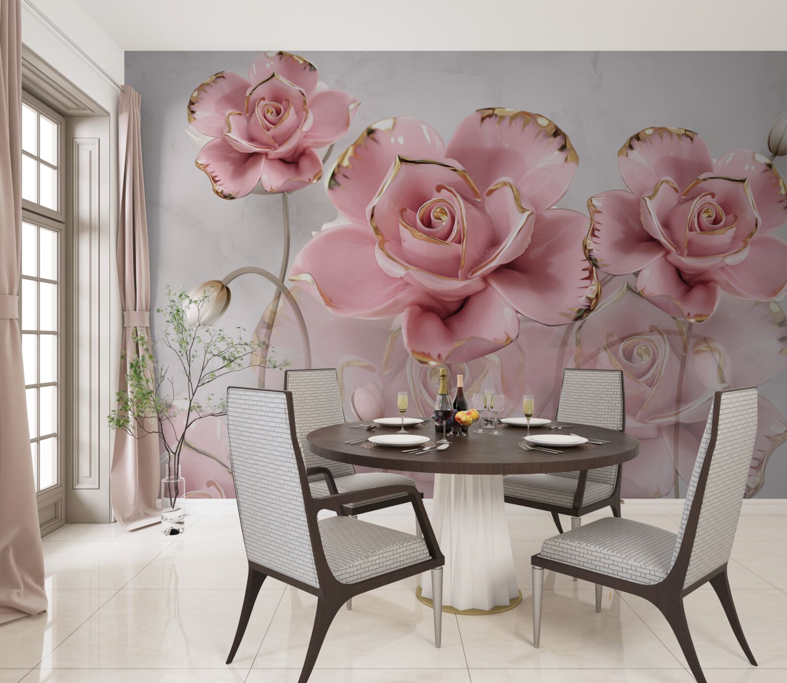 Fototapet deschiderea ușoară a mugurilor