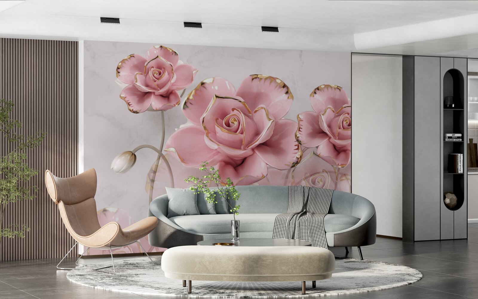 Fototapet deschiderea ușoară a mugurilor