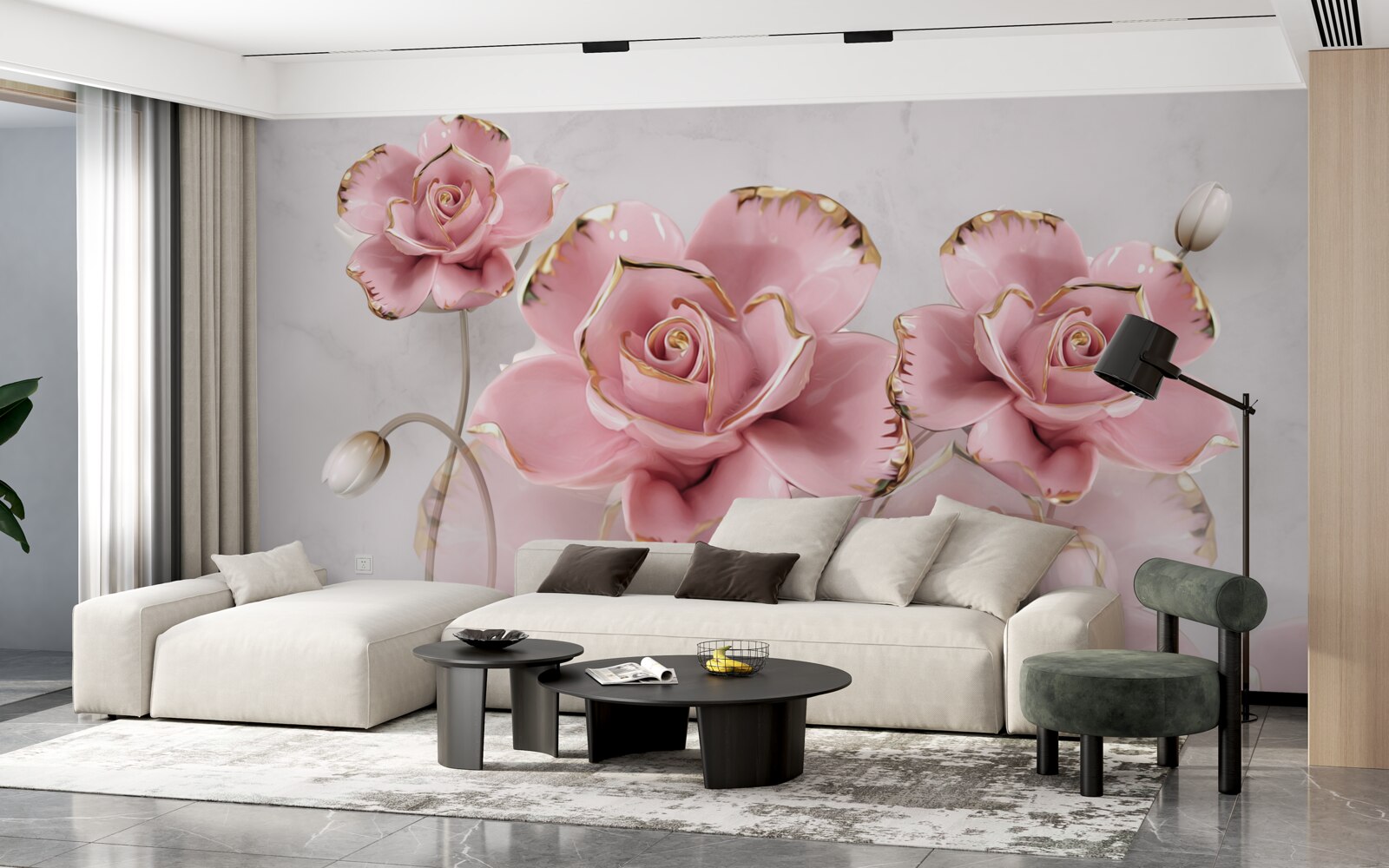 Fototapet deschiderea ușoară a mugurilor